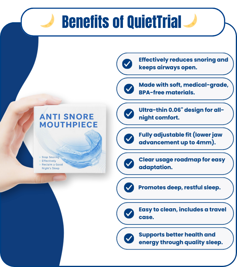 QuietTrial Plus® Anti-Snoring Mouthpiece