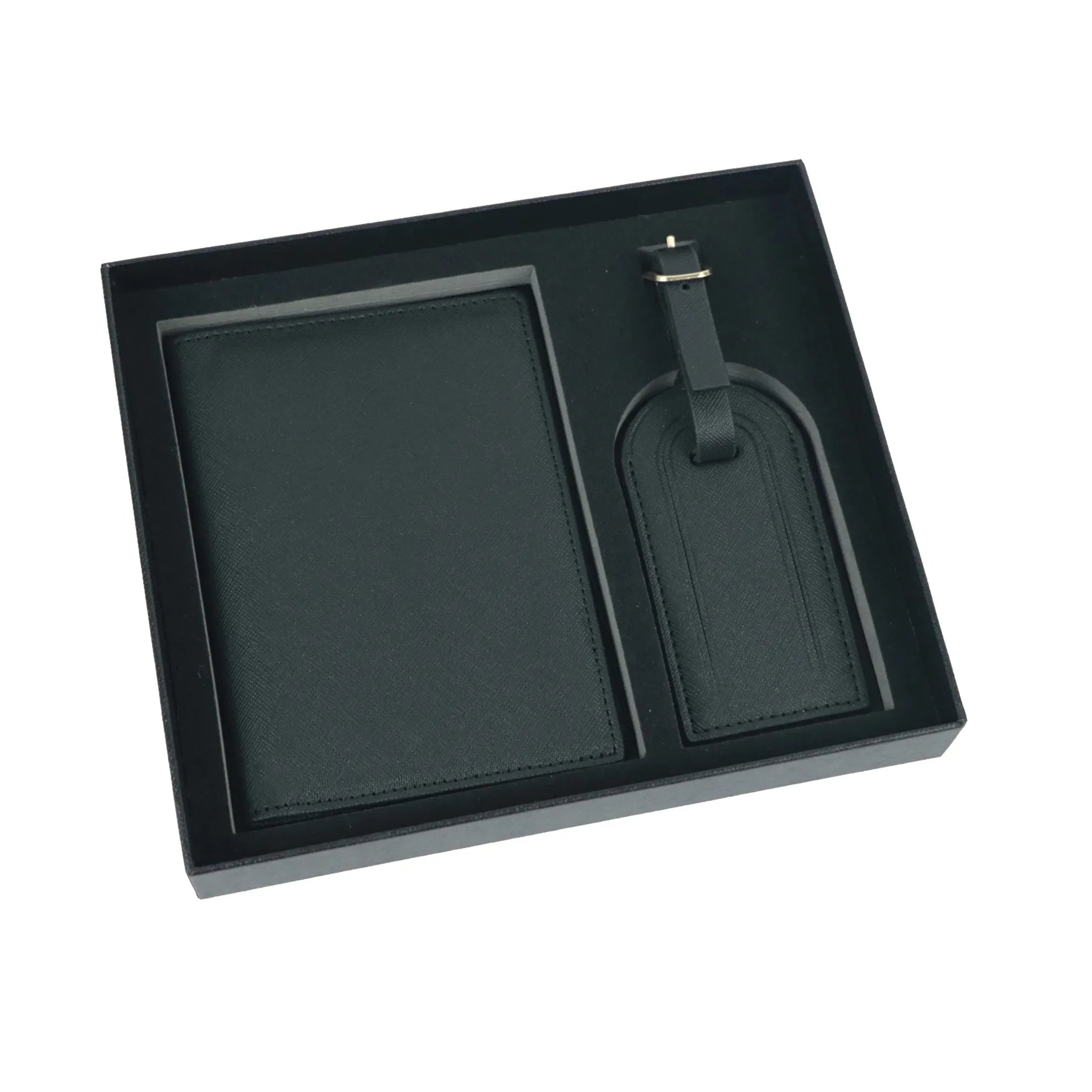 Velora Travel Set: Passport Holder & Luggage Tags