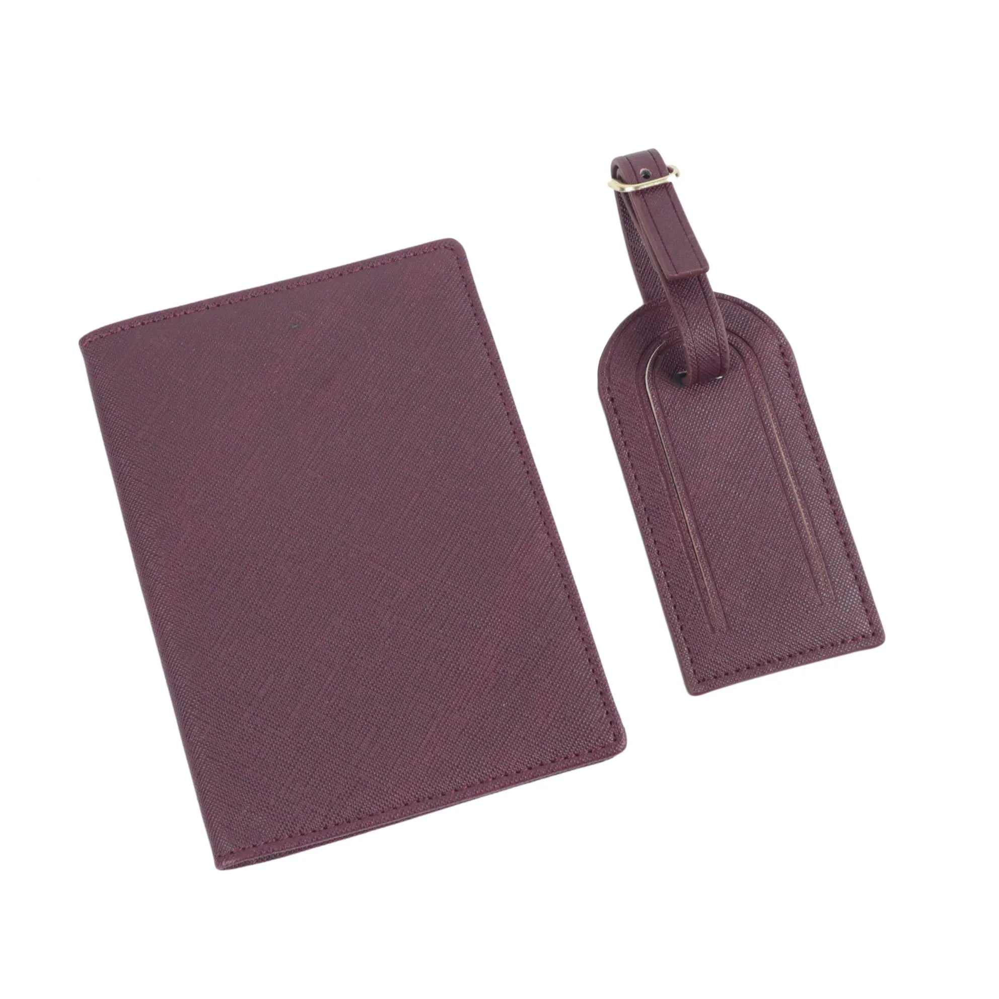 Velora Travel Set: Passport Holder & Luggage Tags