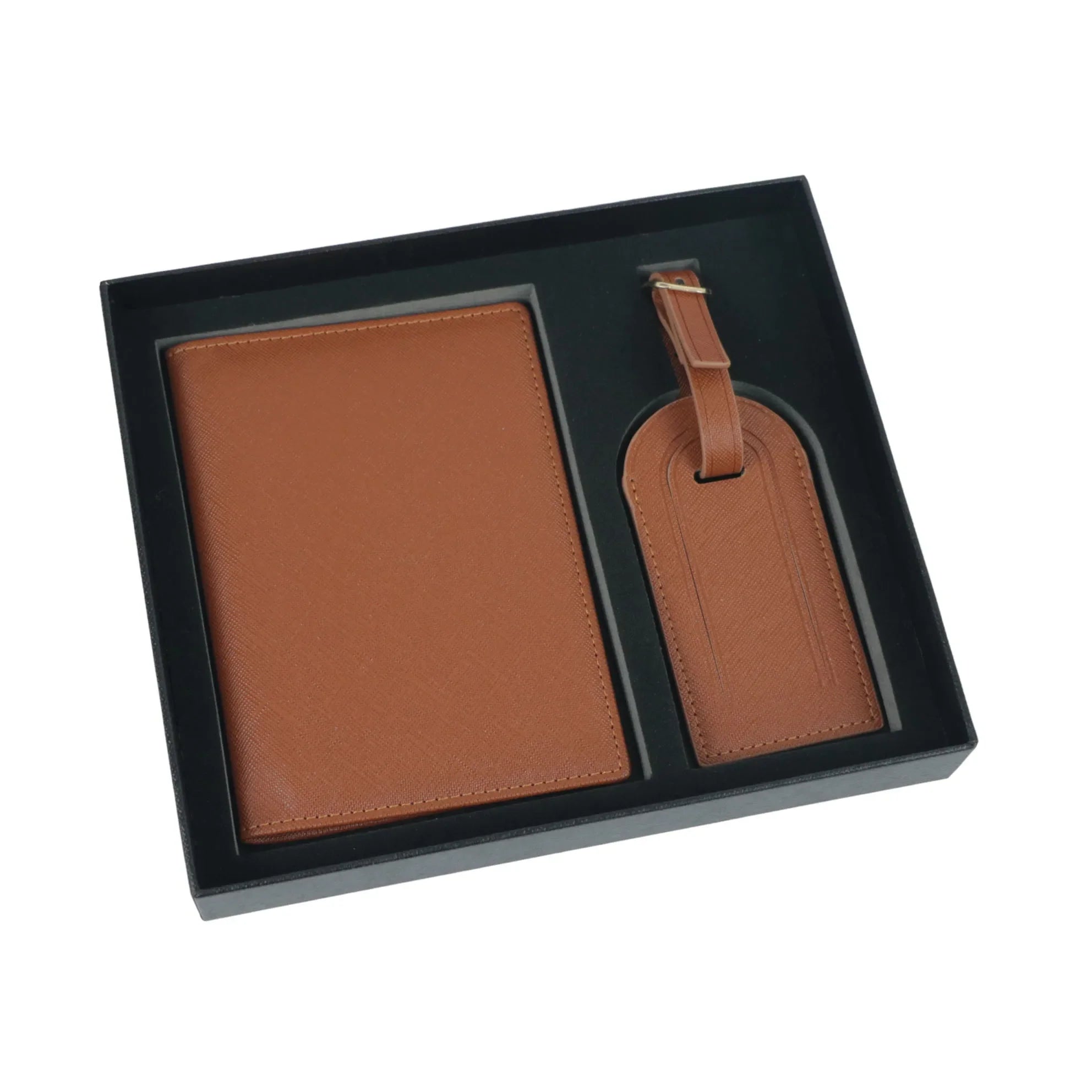 Velora Travel Set: Passport Holder & Luggage Tags